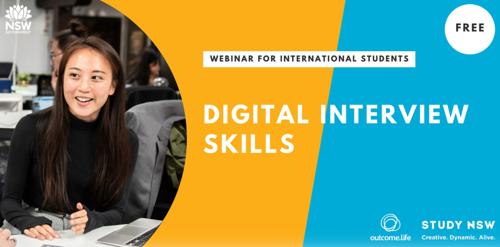 Outcome.Life x Study NSW Webinar Series – Digital Interview Skills